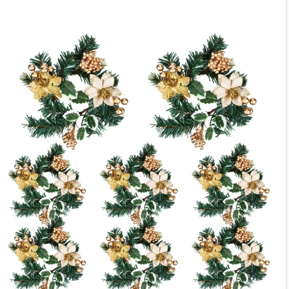 8 Christmas Candle Rings